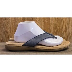 BOC Born Concept Thong Flip Flop Sandals Womens Size 11 Blue